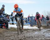in the Masters Women 45-49 and 50-54 Trombley controlling the 50-54 race in 45-49 and 50-54 at the 2014 National Cyclocross Championships. © Steve Anderson