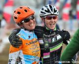 in the Masters Women 45-49 and 50-54 Thrilled finishers in the 45-49 and 50-54 at the 2014 National Cyclocross Championships. © Steve Anderson