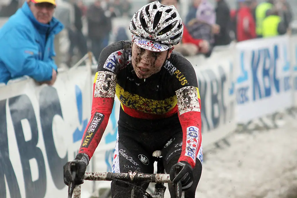 Belgian champion Sanne Cant finished fourth today © Bart Hazen