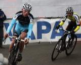 Mike Teunissen leads David Van Der Poel. ? Dan Seaton