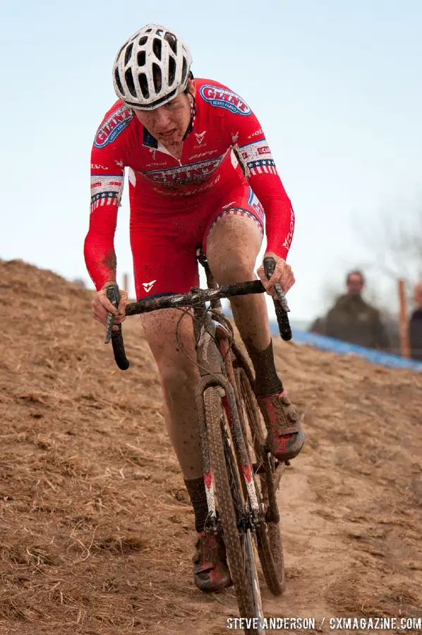 Owen in U23 2014 Cyclocross National Championships. © Steve Anderson