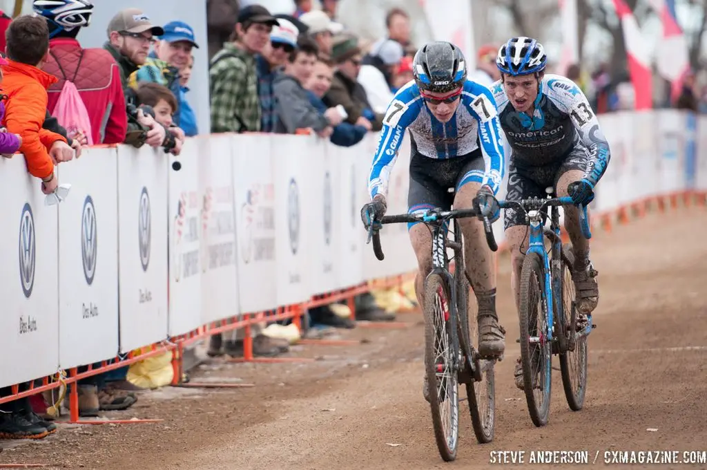 Owen in U23 2014 Cyclocross National Championships. © Steve Anderson