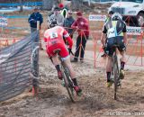 Ortenblad and White in U23 2014 Cyclocross National Championships. © Steve Anderson