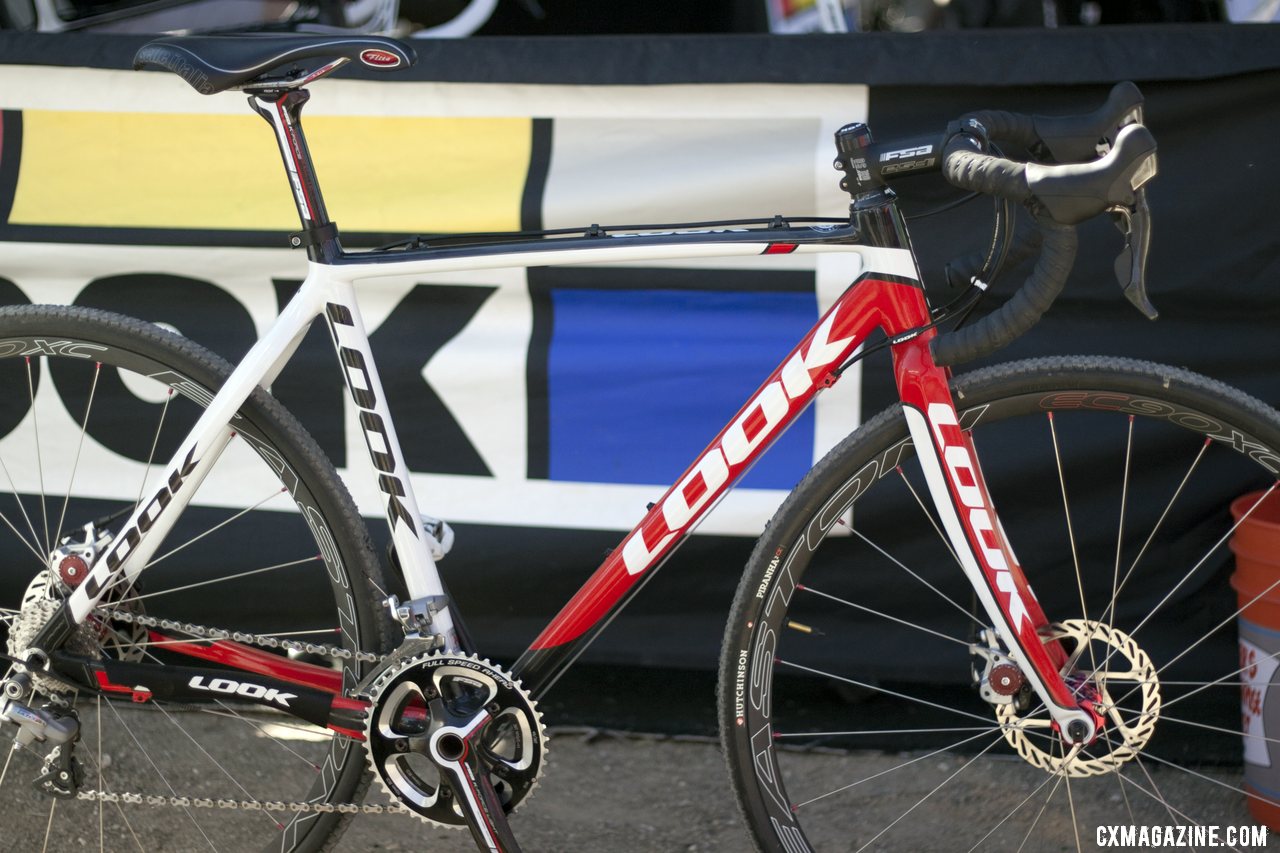 Look\'s new carbon disc brake-only X-85 cyclocross frameset is in production and shipping soon. ©Cyclocross Magazine