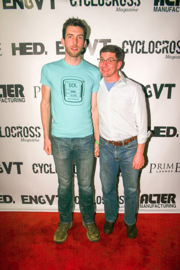Ryan Kelly and Page\'s sponsor Jerry Chabot at the Louisville 2013 Foam Party. © William Huston
