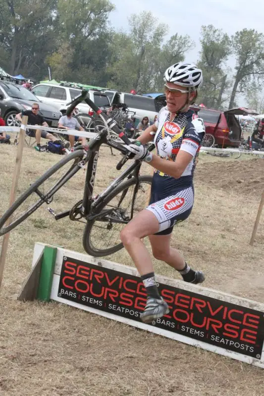 A Hudz-Subaru rider takes the barriers © Amy Dykema