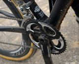 SRAM Red build with a  Force front derailleur on Mackenzie Woodring's Barry Roubaix-winning Foundry Auger. © Cyclocross Magazine