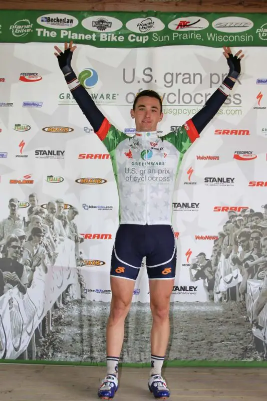 Keough takes the U23 jersey © Amy Dykema