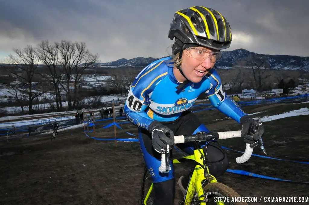 Fort Lewis in the first ever Collegiate Relay at the 2014 National Cyclocross Championships. © Steve Anderson