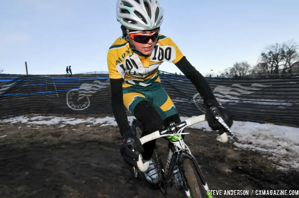 UVM in the first ever Collegiate Relay at the 2014 National Cyclocross Championships. © Steve Anderson