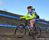 Erica Zaveta of Brevard in the first ever Collegiate Relay at the 2014 National Cyclocross Championships. © Steve Anderson