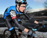 Johnson's parade lap for Marion in the first ever Collegiate Relay at the 2014 National Cyclocross Championships. © Steve Anderson