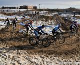 Lap 1 of the 2014 Masters 45-49 Cyclocross National Championships. © Steve Anderson