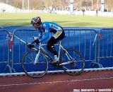 Zdenek Stybar whips the pedals around, increasing the speed