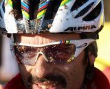 Jose Antonio Hermida shows his MTB stripes