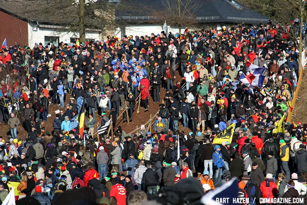 The crowds came out for day\'s racing. 