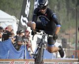 Ali Goulet rocking the aero helmet. 2012 Raleigh Midsummer Night Cyclocross Race. @Cyclocross Magazine