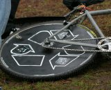 Craig Etheridge's custom disc CX wheel © Kenton Berg