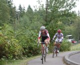 Ryan Iddings and Nick Weighall gap the field early. © Kenton Berg