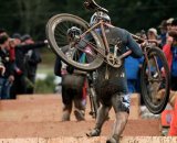 Racers tackle the PBR six-pack of barriers © Matthew J. Clark/www.strfilms.com