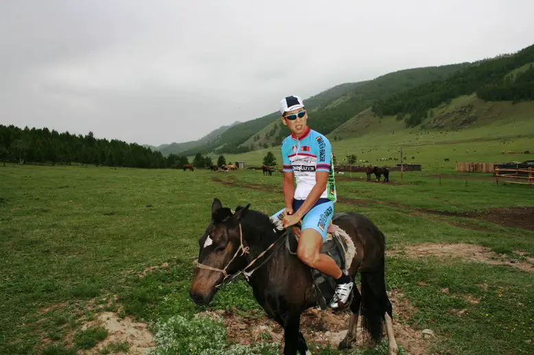 The Mongolian Team are experienced riders of more than bikes. Photo: Courtesy Tom Lanhove