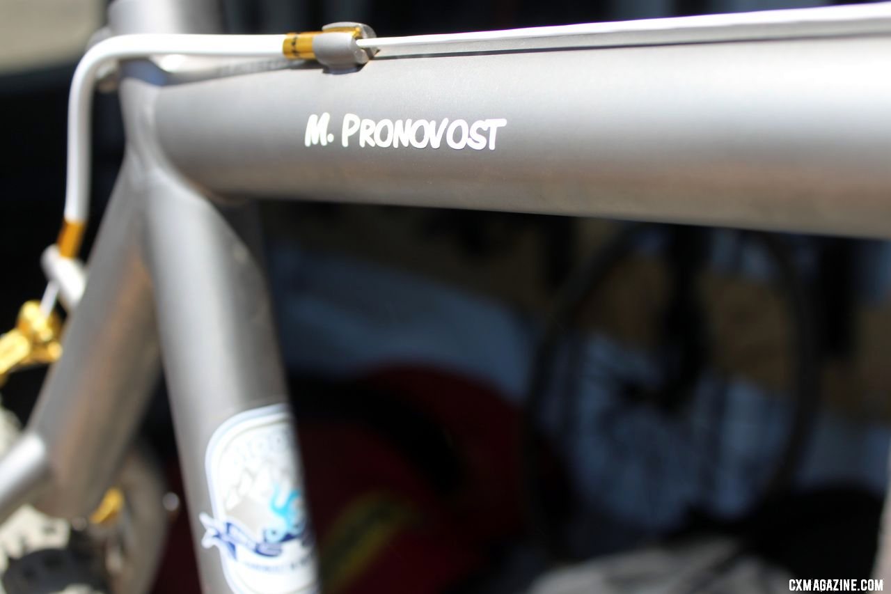 Welder Matthew Pronovost\'s singlespeed prototype from 2010. © Cyclocross Magazine