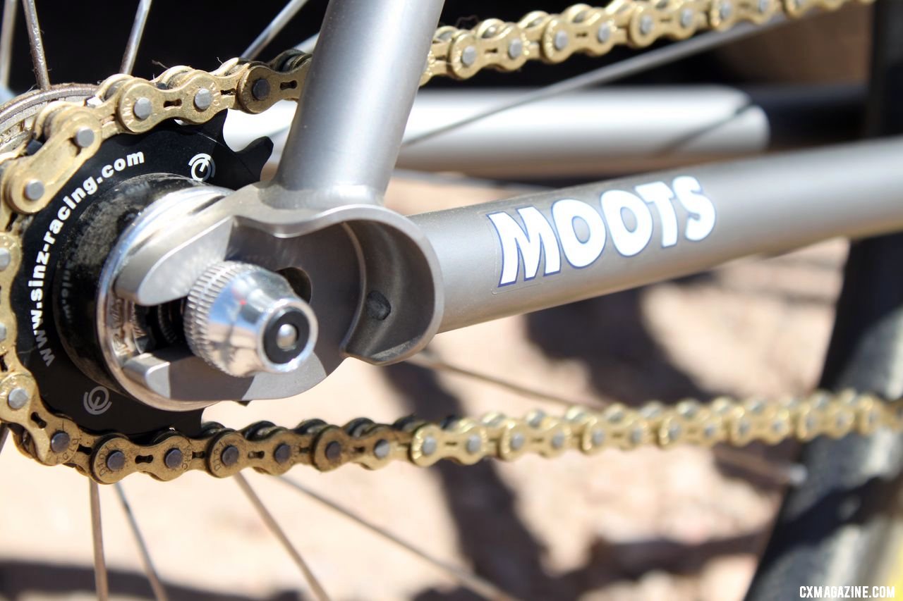 Prefer just one gear? Moots can build that for you too. © Cyclocross Magazine