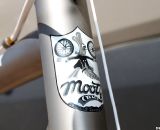 The one-off headtube of the sycXsycXsycX Moots titanium singlespeed cyclocross bike. © Cyclocross Magazine