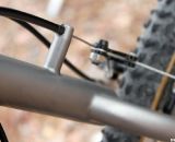 Moot's simple rear cantilever cable hanger. © Cyclocross Magazine
