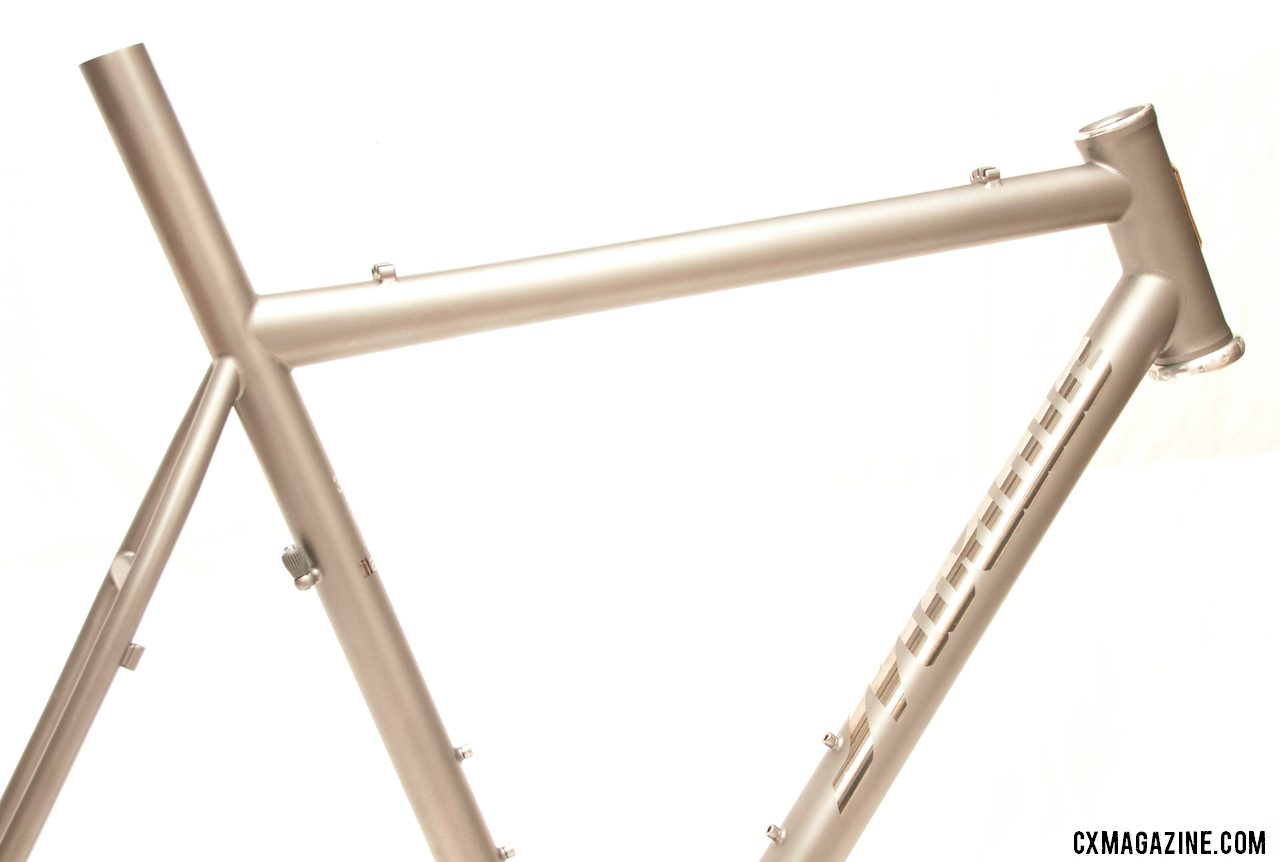 Mosaic specializes in custom, handmade titanium frames, including cyclocross, all made in Boulder, Colorado. @ Cyclocross Magazine