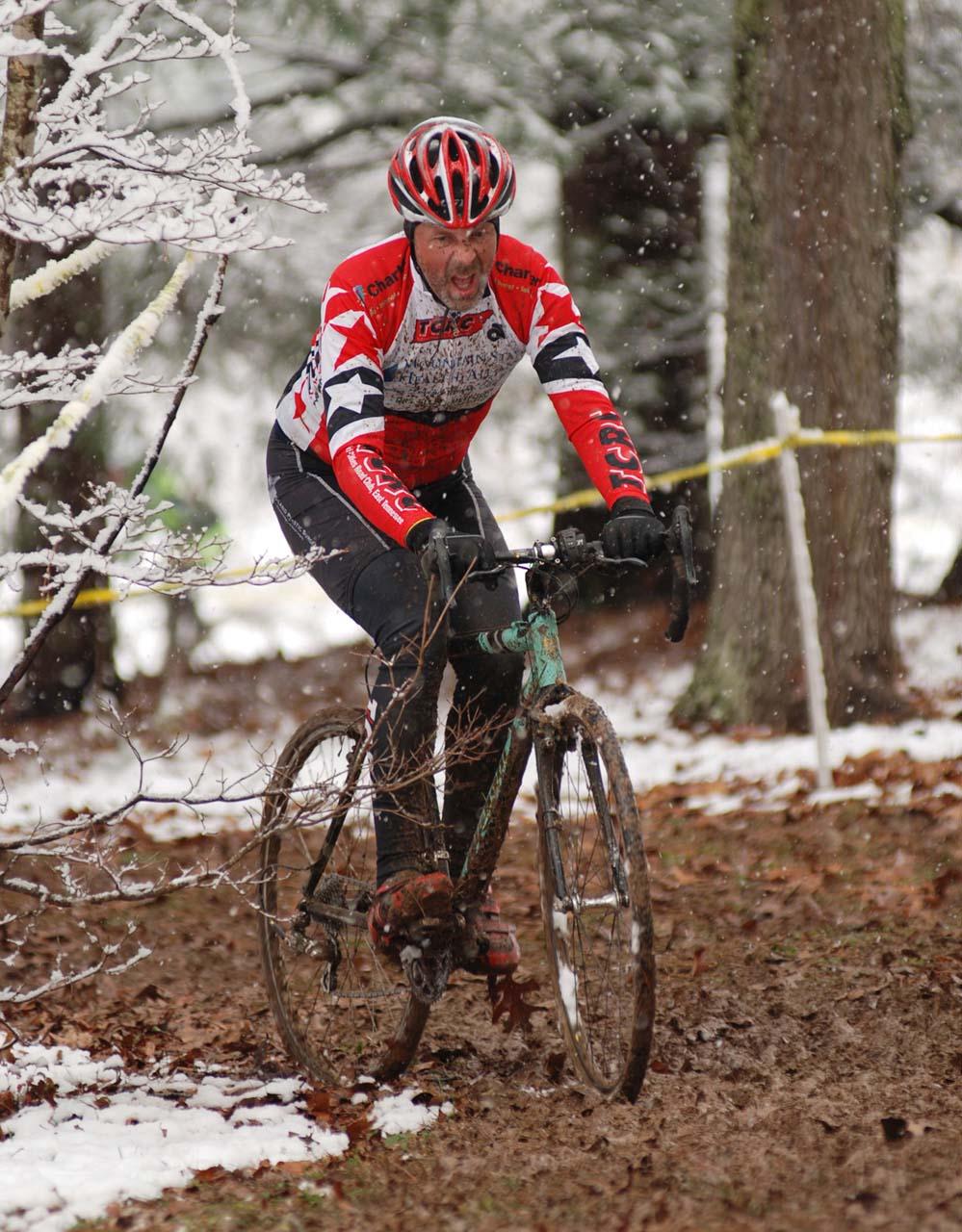 Some riders did their best to ride the runup. ? Bart Nave