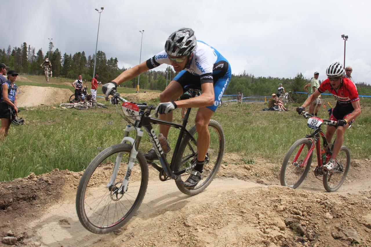 Carl Decker soaks up the bumps © Amy Dykema