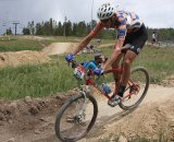 Barry Wicks battles the course © Amy Dykema