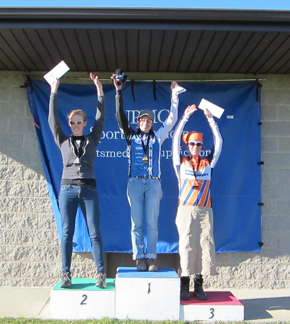 Shogren tops the Womens Open podium. © Keith Hower