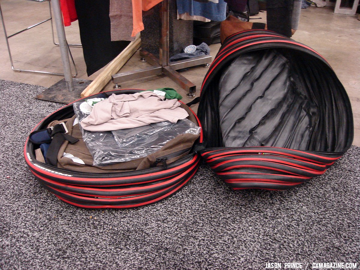 Cycle Logic tire storage offers a cool, bike-themed way to transport your goods ©Jason Prince