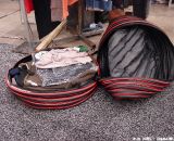 Cycle Logic tire storage offers a cool, bike-themed way to transport your goods ©Jason Prince