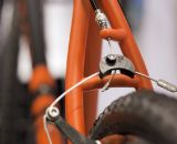 Closeup look at the rear brake hanger on the Calletti. ©Cyclocross Magazine 