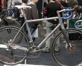 Caletti's new titanium, disc and Di2-equipped cyclocross machine. NAHBS 2012. ©Cyclocross Magazine 