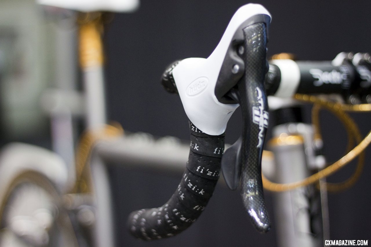 Fizik bartape and Campagnolo were common sights on Cyclocross bikes at Nahbs 2012. ©Cyclocross Magazine