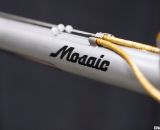 A closeup of the Mosaic logo on the cyclocross bike at Nahbs 2012. ©Cyclocross Magazine