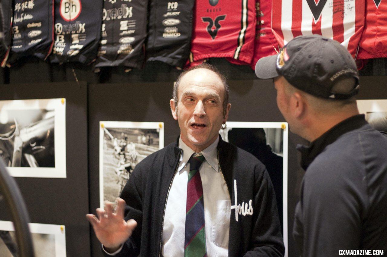 Richard Sachs is always much in demand at Nahbs 2012. ©Cyclocross Magazine