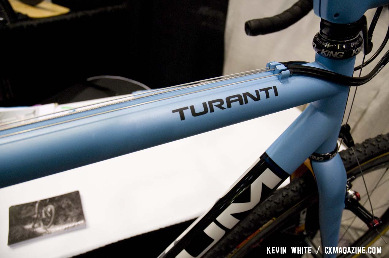 The Turanti is Baum’s fully butted titanium cyclocross bike with butted steel and straight gauge options available. © Kevin White