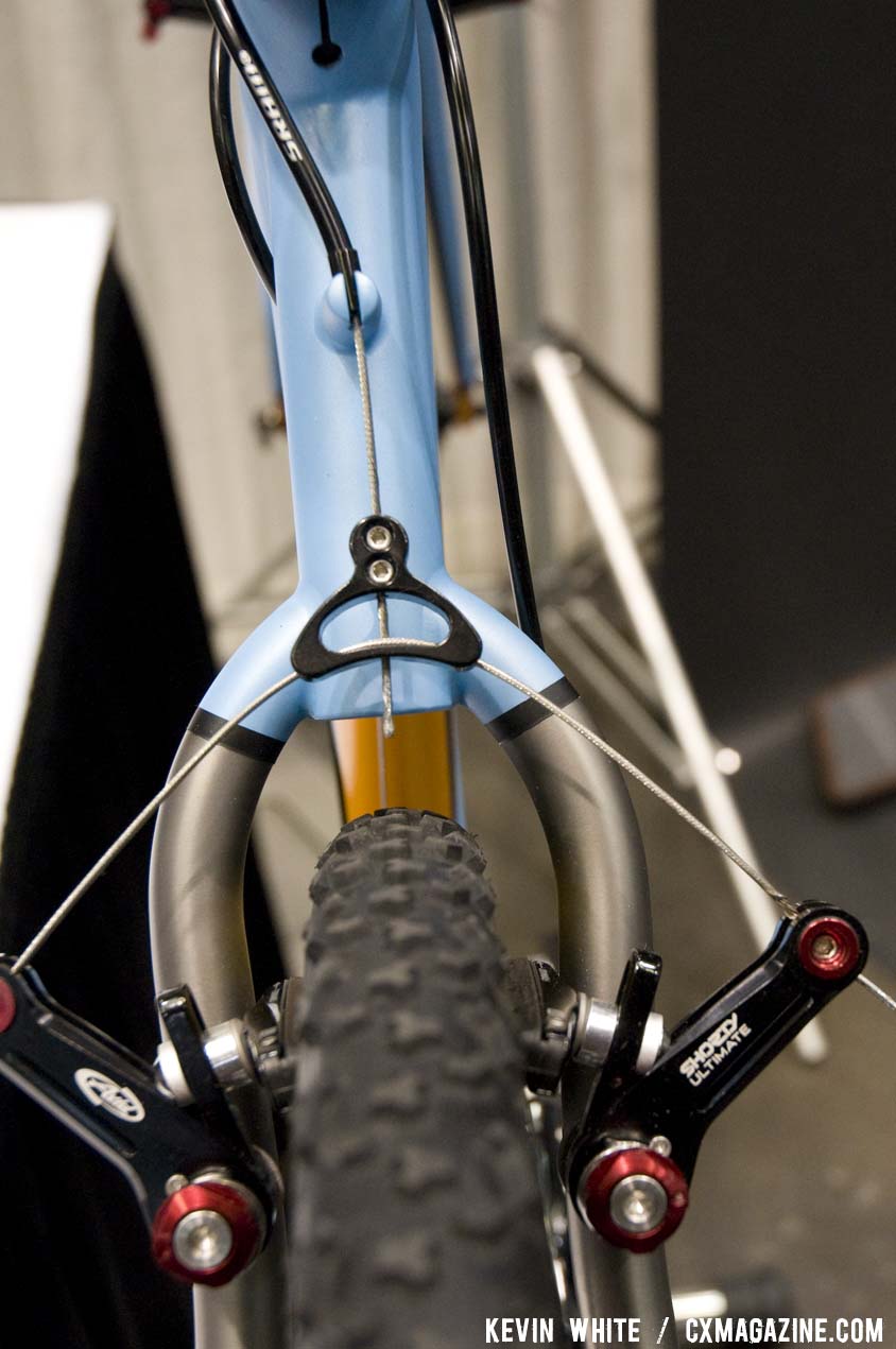 The seatstays curve nicely at the top to offer plenty of clearance. © Kevin White