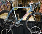 The DeSalvo’s titanium cyclocross bike featured at NAHBS displayed Shimano’s CX-70 cyclocross group and a number of Ritchey components. © Kevin White