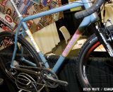 DeSalvo brought a custom titanium cyclocross bike to NAHBS, and said that titanium orders have surpassed requests for steel in recent years. © Kevin White