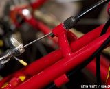 The adjustable brake cable stop is a plus for fine tuning. © Kevin White