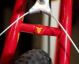 The Richard Sachs' logo is carried on the seat stay bridge. © Kevin White