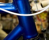 The oversize head tube was chosen to fit an Enve carbon fork with a tapered steer tube. © Kevin White