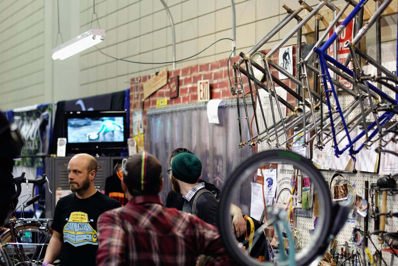 Bilenky Cycle Works brought most of their shop from Philadelphia to Richmond. Thankfully, they left the junkyard adjacent to their building at home. ? Bill Schieken/www.cxhairs.com