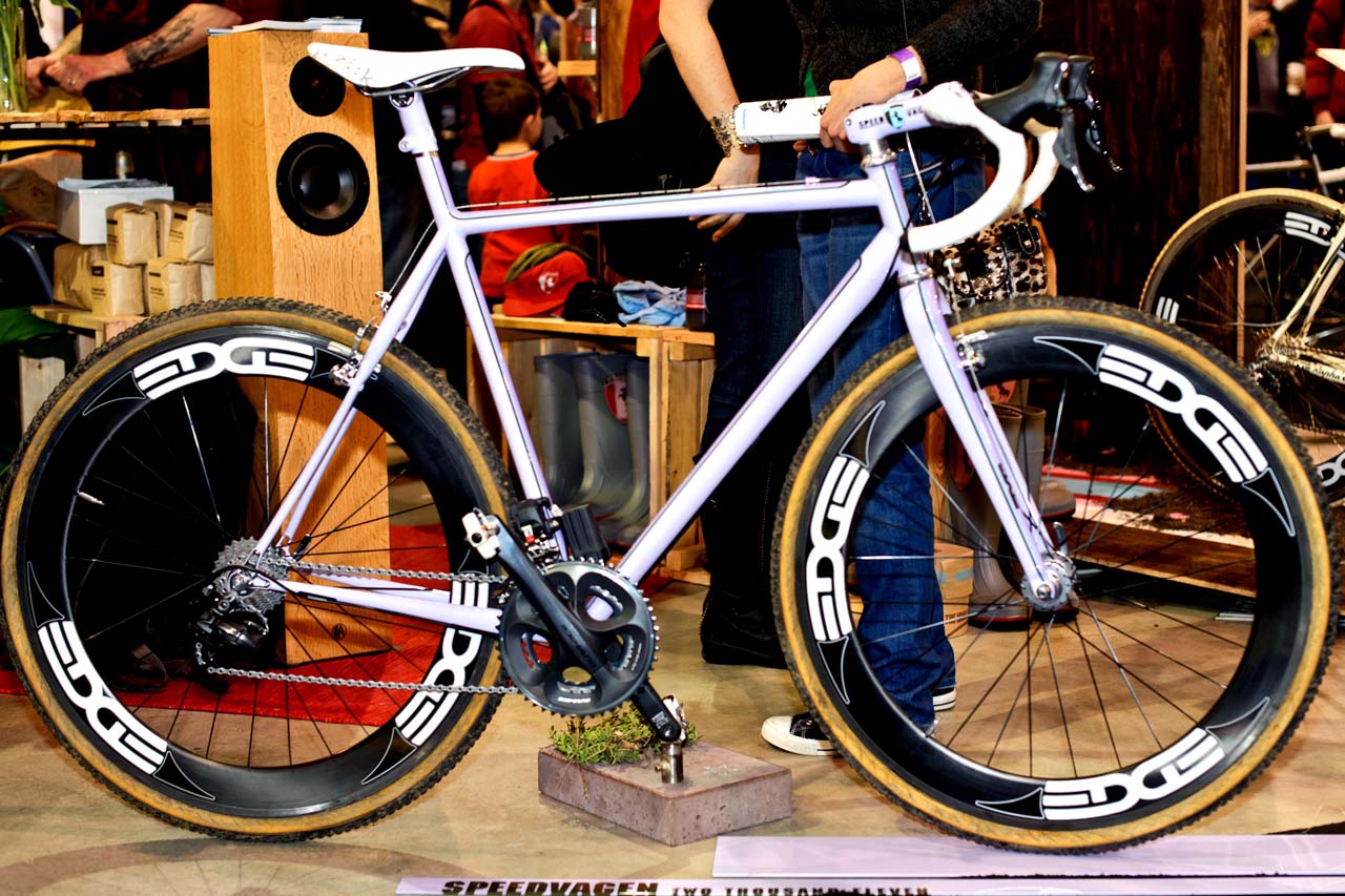 Another shot of the Speedvagen Di2 bike. ? Bill Schieken/www.cxhairs.com